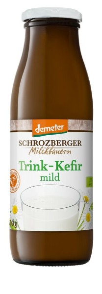 Schrozberger Milchbauern Trink-Kefir, 500 gr Flasc