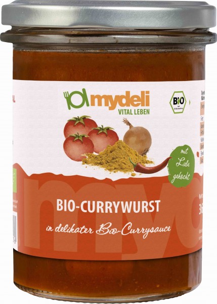 MyDeli Currywurst, 360 gr Glas