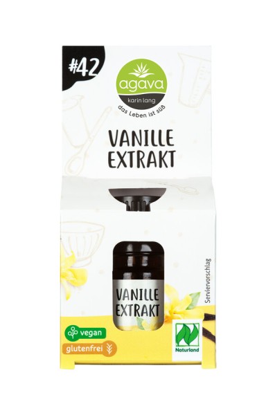 Agava Vanilleextrakt, 4,5 gr Flasche