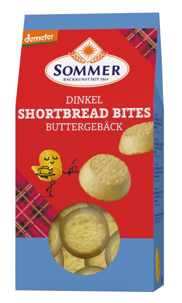Sommer &amp; Co. Demeter Shortbread Bites, 150 g Packu