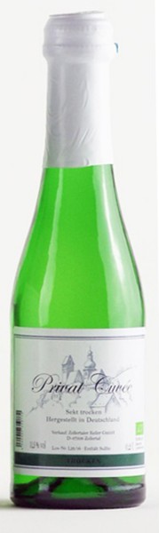 Zellertaler Keller Privat Cuvée Sekt Piccolo, 0,2 L Flasche