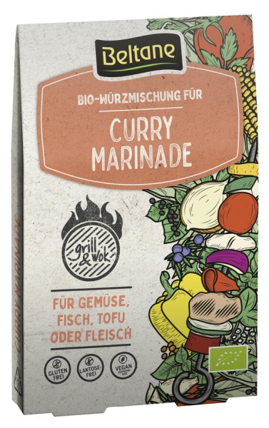 Beltane Grill&amp;Wok Curry Marinade, 28,8 g Packung