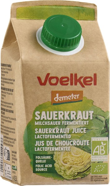 Voelkel Sauerkraut-Direktsaft, 0,5 ltr Stück - Dem