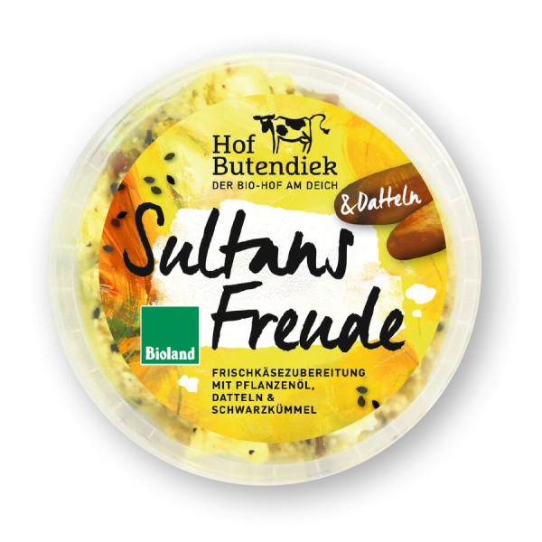 Butendieker Frischkäse Sultans Freude, 150 g Beche