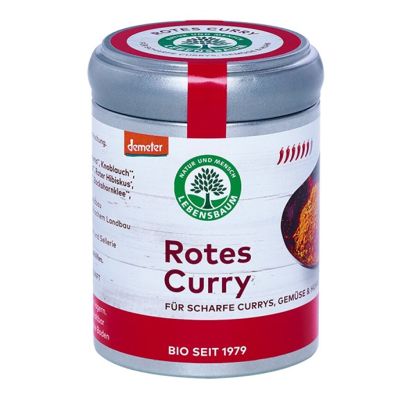 Lebensb Rotes Curry, für Reis, Gemüse und Fleisch,