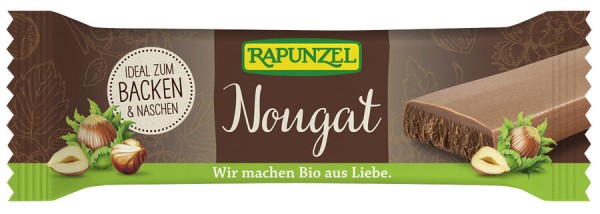 Rapunzel Nougat Riegel, 40 gr Stück