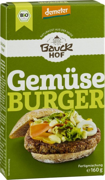 Bauckhof Gemüse-Burger, 160 gr Packung