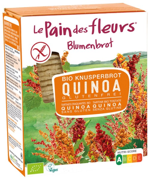 Blumenbrot Quinoa, 2x 75 gr, 150 gr Packung -glute