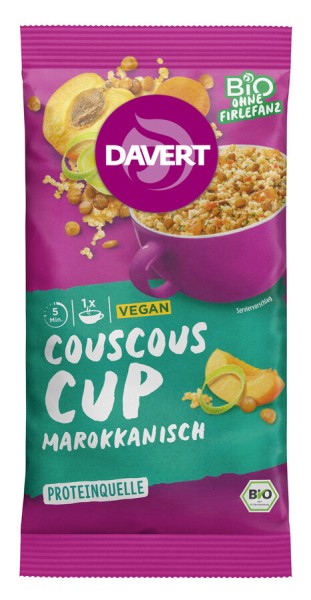 Davert Couscous-Cup Marokkanisch, 70 g Packung