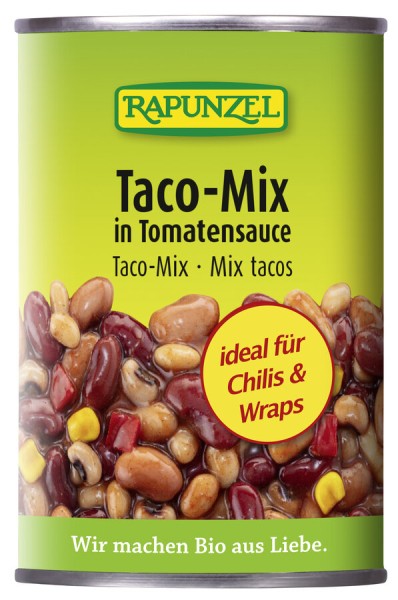 Rapunzel Taco-Mix in der Dose, 400 gr Dose