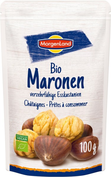 Morgenland Maronen verzehrfertig, 100 gr Packung