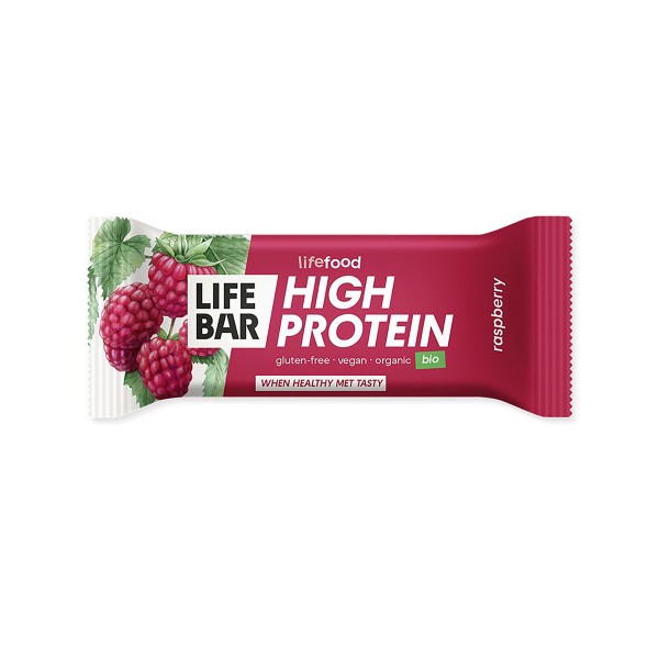 Lifefood Lifebar Protein Himbeere , 40 g Stück