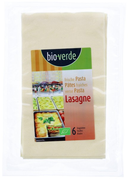 bio-verde Frische Lasagne, 200 gr Schale