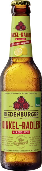 Riedenburger Brauhaus Dinkel-Radler alkoholfrei, 0