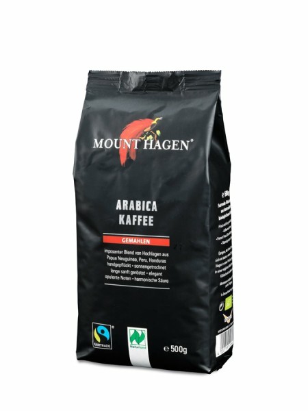 Mount Hagen Organic Röstkaffee, gemahlen, 500 gr P