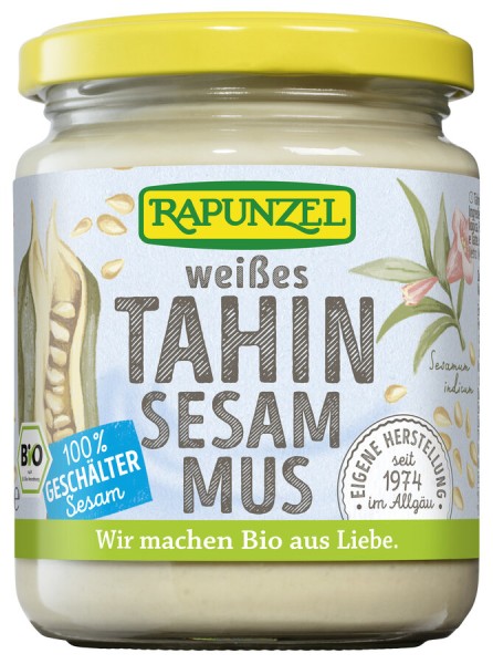 Rapunzel Weißes Tahin (Sesammus), 250 gr Glas