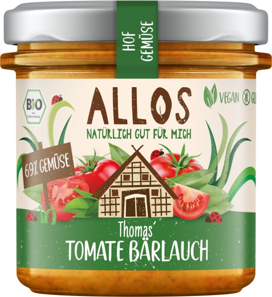 Allos Hof-Gemüse Thomas Tomate Bärlauch , 135 gr G