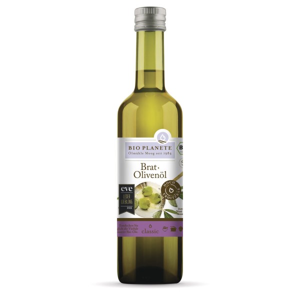BIO PLANÈTE Brat-Olivenöl, 500 ml Flasche