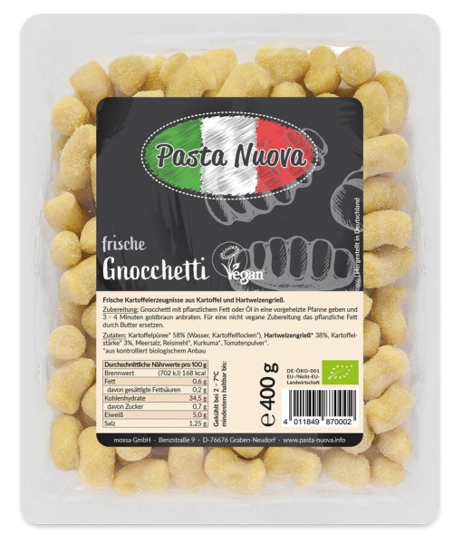 Pasta Nuova Gnocchetti nach trad. Rezeptur, 400 gr