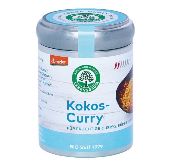 Lebensb Kokos Curry, 65 gr Dose