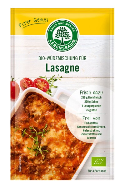 Lebensb Lasagne, 45 gr Packung