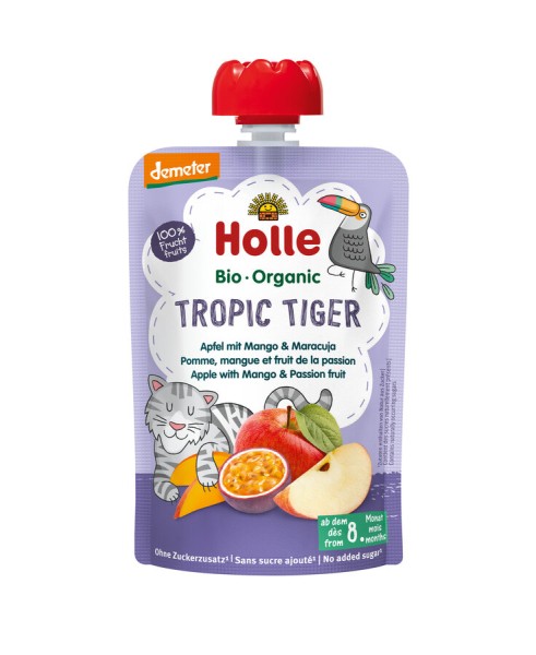 Holle Tropic Tiger - Apfel mit Mango &amp; Maracuja, 1