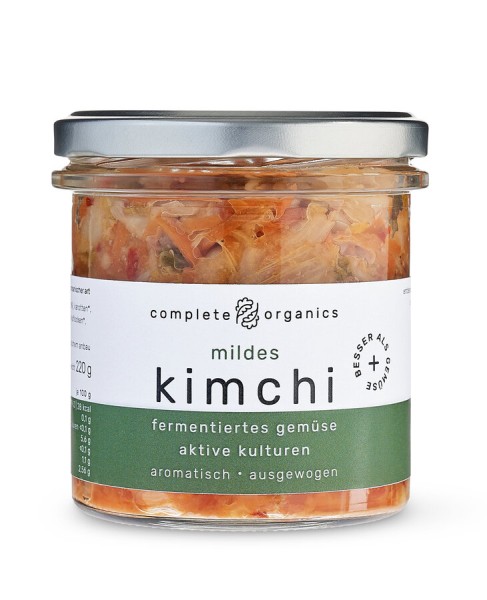 completeorganics mildes kimchi, 240 g Glas