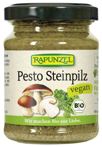 Rapunzel Pesto Steinpilz, 130 ml Glas