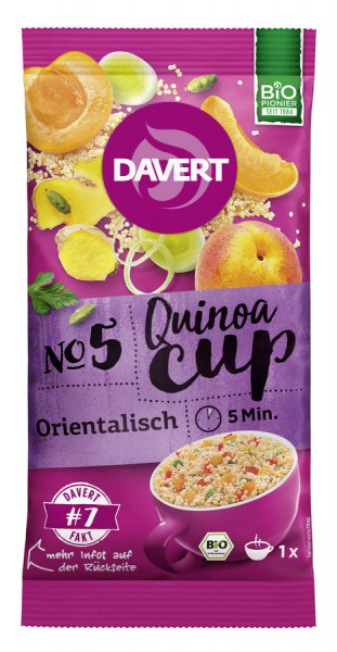 Davert Quinoa-Cup Orientalisch, 65 gr Packung
