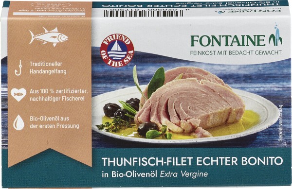 Fontaine Thunfisch - Echter Bonito in Bio-Olivenöl