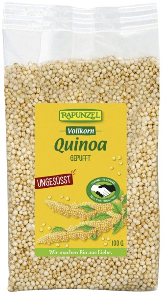 Rapunzel Vollkorn Quinoa gepufft HIH, 100 gr Packu