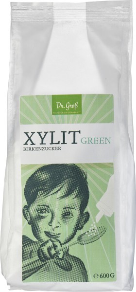 Dr. Groß Xylit green Birkenzucker, 600 gr Packung