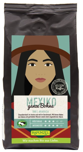 Rapunzel Heldenkaffee Mexiko, ganze Bohne HIH, 250