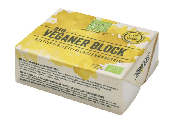 Landkrone Veganer Block, 250 gr Stück