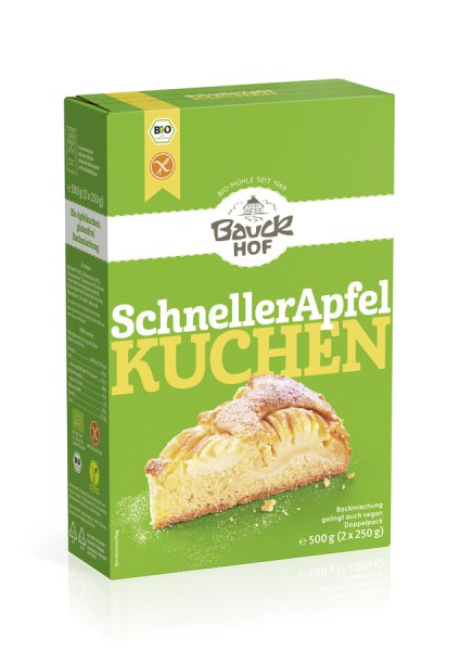 Bauckhof Schneller Apfelkuchen, glutenfrei 500 gr