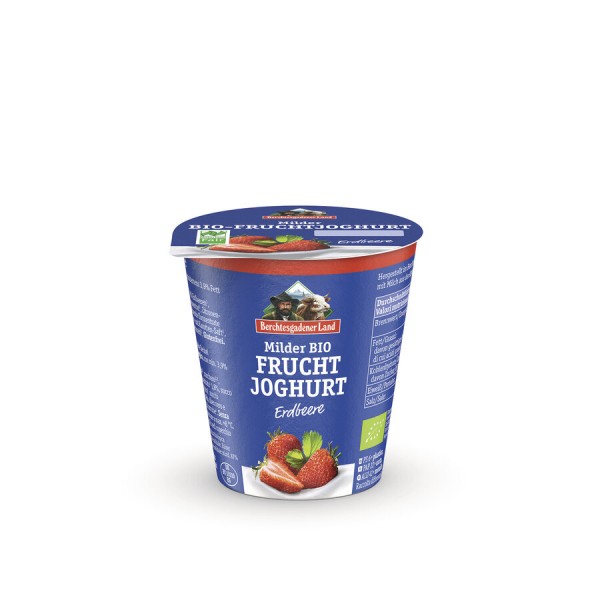 Berchtesgadener Land Bio Frucht-Bioghurt Erdbeere