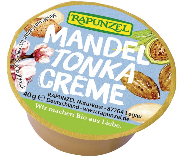 Rapunzel Mandel-Tonka-Creme Portionsschale, 40 gr