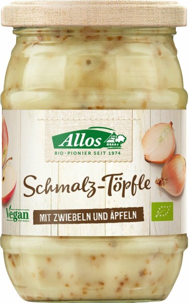 Allos Schmalz-Töpfle mit Zwiebeln und Apfel, 250 g