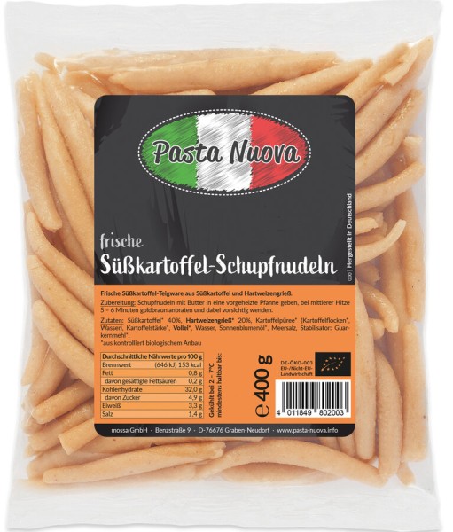 Pasta Nuova Frische Süßkartoffel-Schupfnudeln, 400