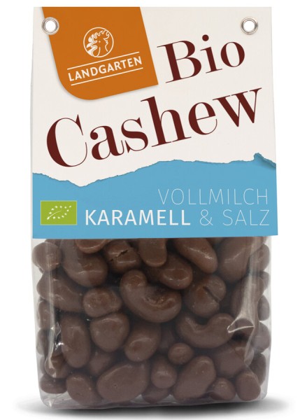 Landgarten Bio Cashew geröstet VM Karamell, 170 g