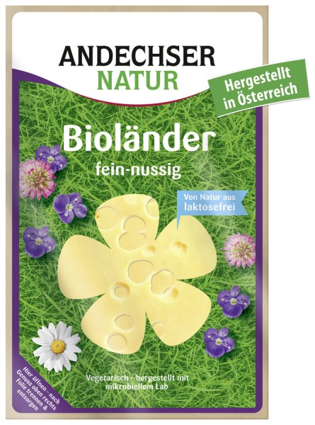 Andechser Natur Bioländer in Scheiben, 150 g Packu