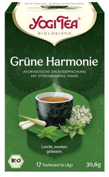 Yogi Tea Grüne Harmonie, 1,8 gr, 17 Btl Packung