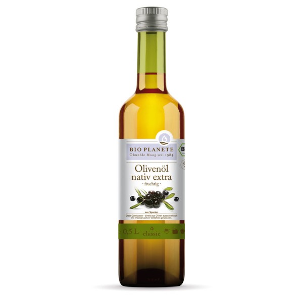 BIO PLANÈTE Olivenöl, fruchtig, 0,5 ltr Flasche