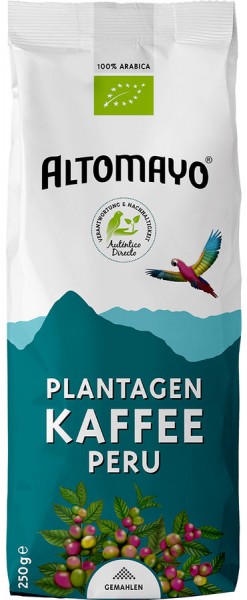 Plantagen Kaffee, gemahlen 250g