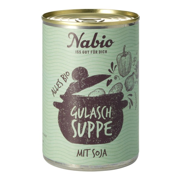 Nabio Gulasch Suppe vegan, 400 g Dose