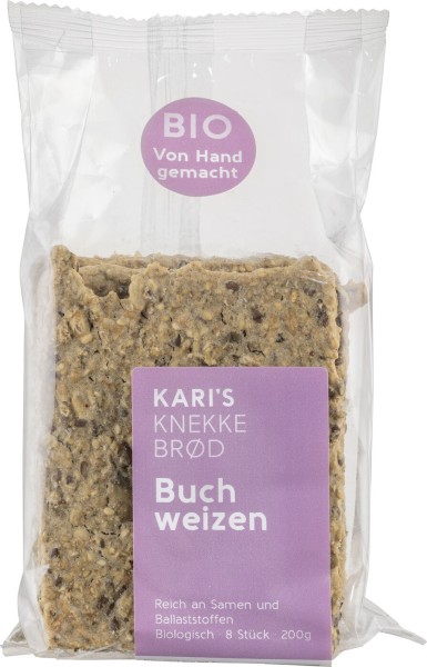 Kari&#039;s Crackers Knekke Brød Buchweizen, 200 g Packung