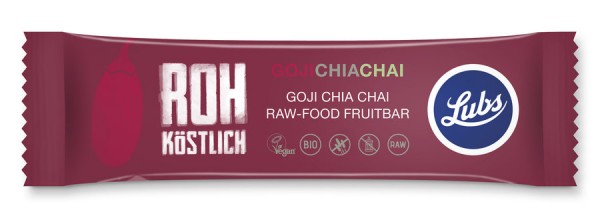ROH köstlich - Goji Chia Chai Riegel 47g