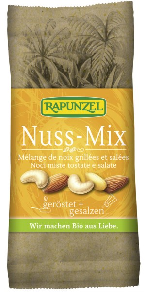 Rapunzel Nuss-Mix geröstet, gesalzen, 60 gr Stück