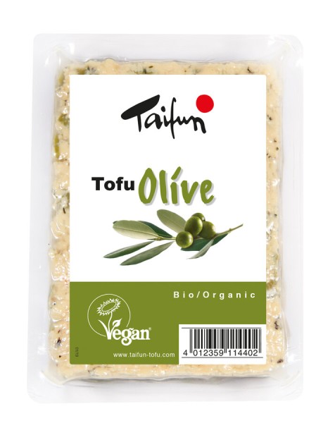 Taifun Tofu Olive, 200 gr Packung