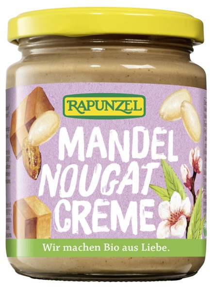 Rapunzel Mandel-Nougat-Creme, 250 gr Glas